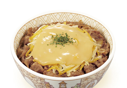 チーズ牛丼