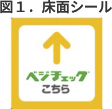 図１．床面シール
