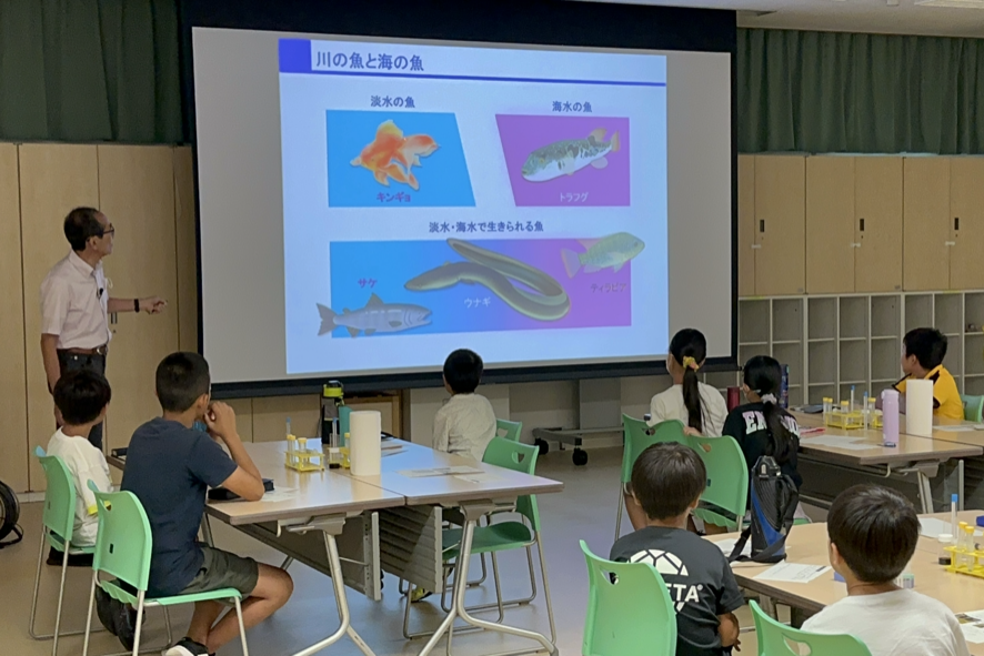 うなぎ財団が小学生を対象に出前授業を実施
