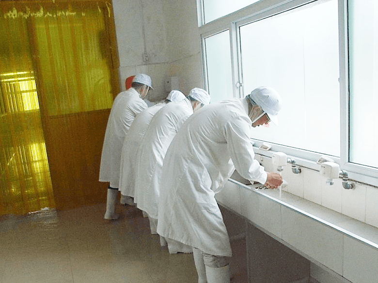 Processing factory hygiene