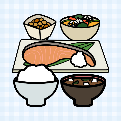 朝食画像