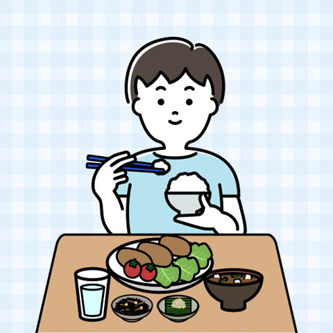 朝食画像