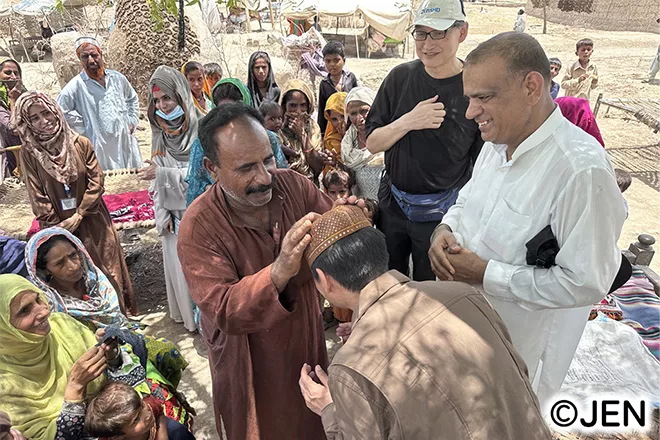 While interacting with the villagers,
