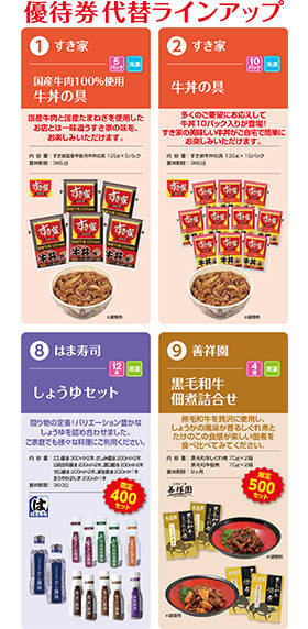 代替品のご案内